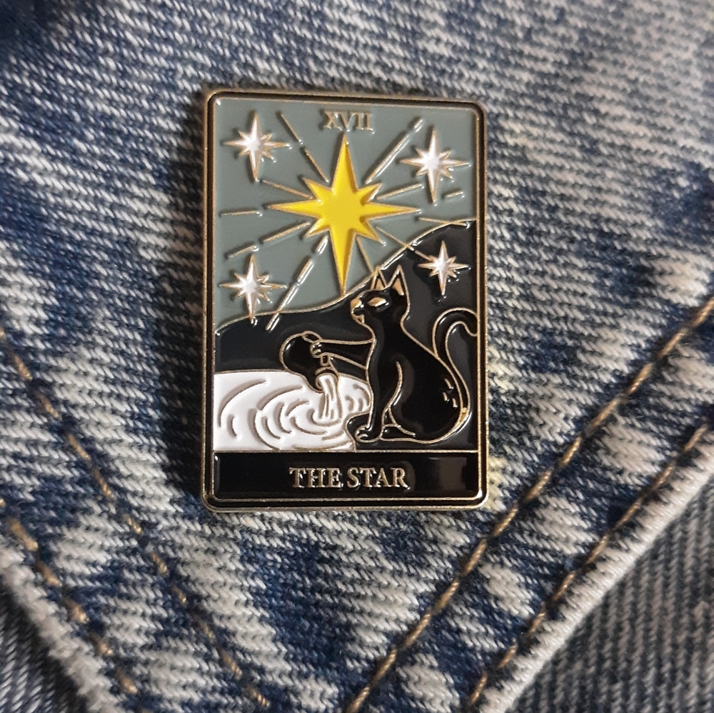 SOLD! Lucipurr! Custom witchy kitty vintage jacket- ONE OF A KIND! - Picture 6 of 16